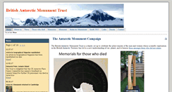 Desktop Screenshot of antarctic-monument.org
